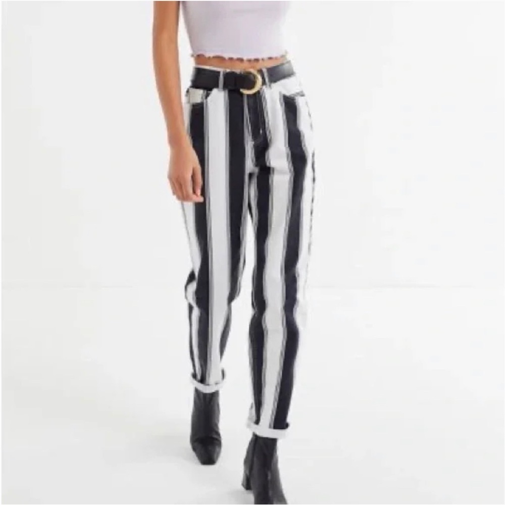 Bdg/urban Outfitters Groovy striped high waisted jeans size 26
